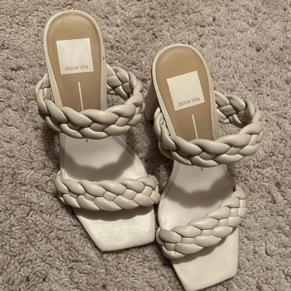 Dolce Vita Pailey Braided Sandals - Ivory